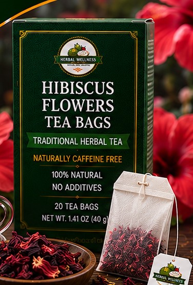 Hibiscus Flowers Tea Bags