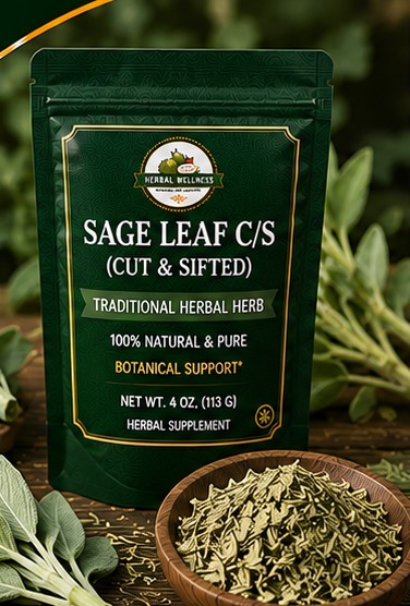 Sage Leaf C/S (Cut & Sifted)